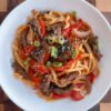 Korean Steak Noodle Stir-fry