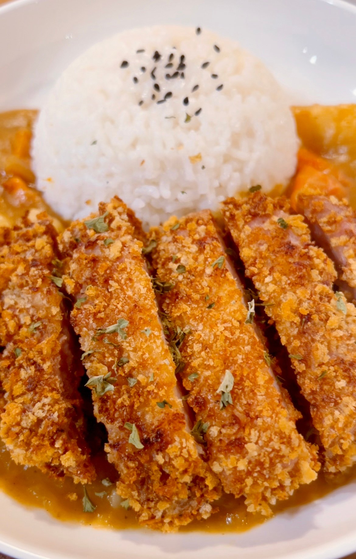 Airfryer Pork Katsu Curry