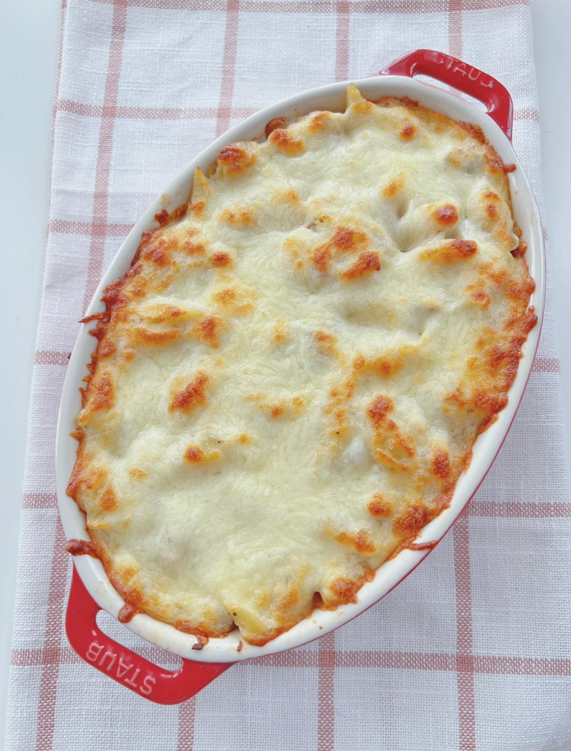 Cheesy Baked Pasta with Chicken