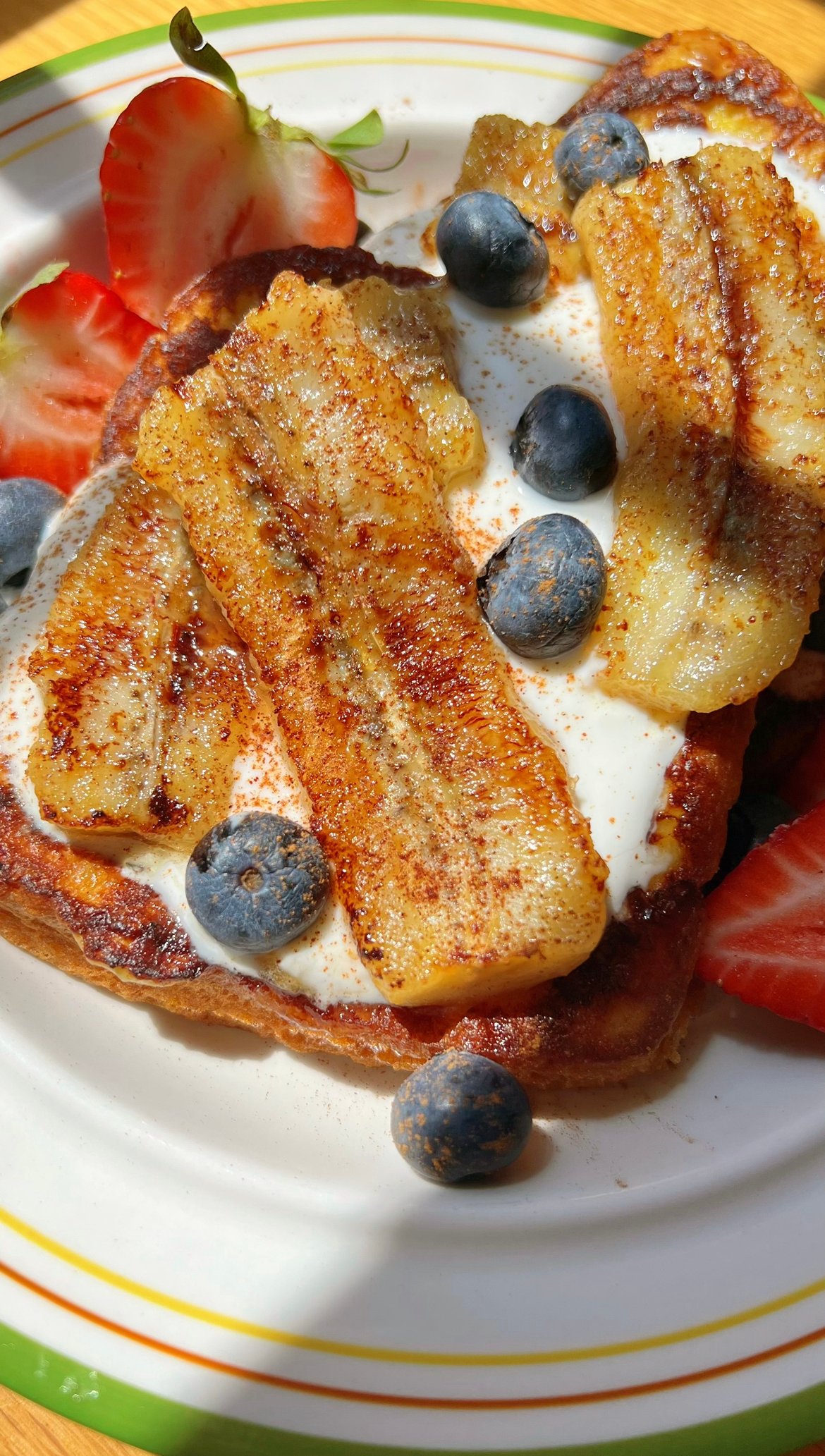 French Toast with Caramelized Bananas