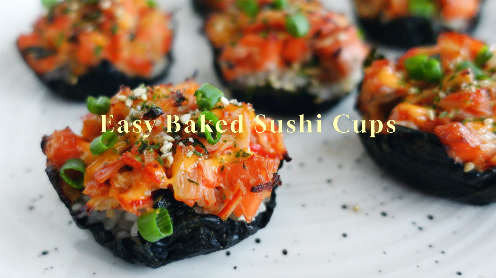 Easy Sushi Bake Cups