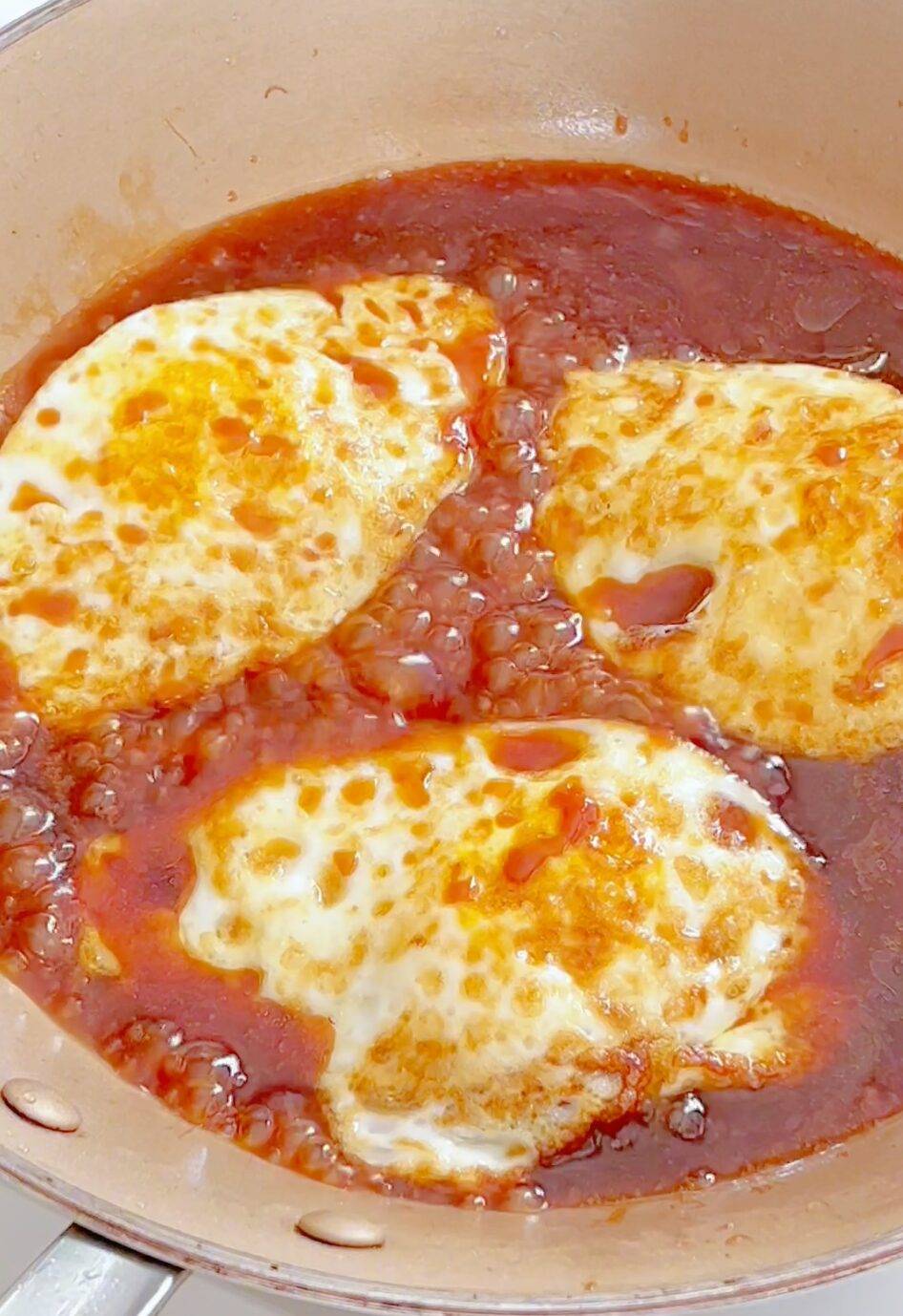 Sweet and Sour Fried Eggs