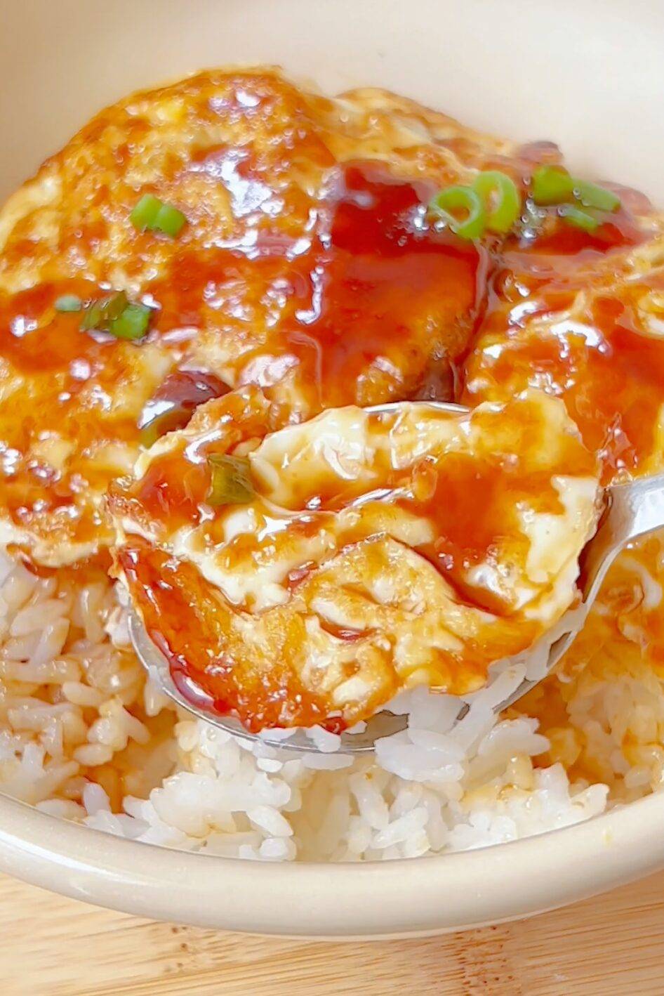 Sweet and Sour Fried Eggs