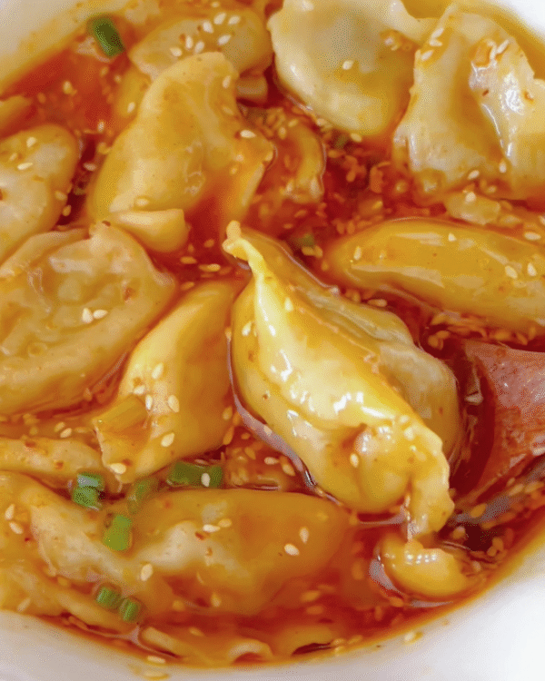 Hot and Sour Dumpling Soup
