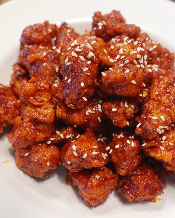 Sweet and Spicy Korean Fried Chicken
