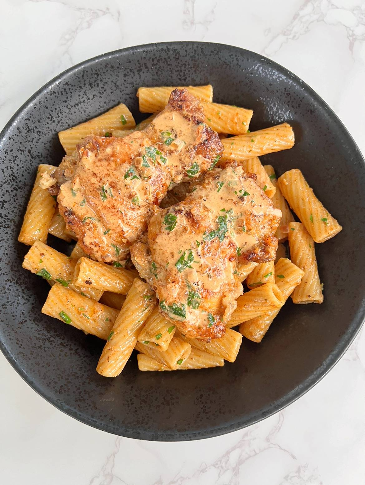 Creamy Cajun chicken Pasta