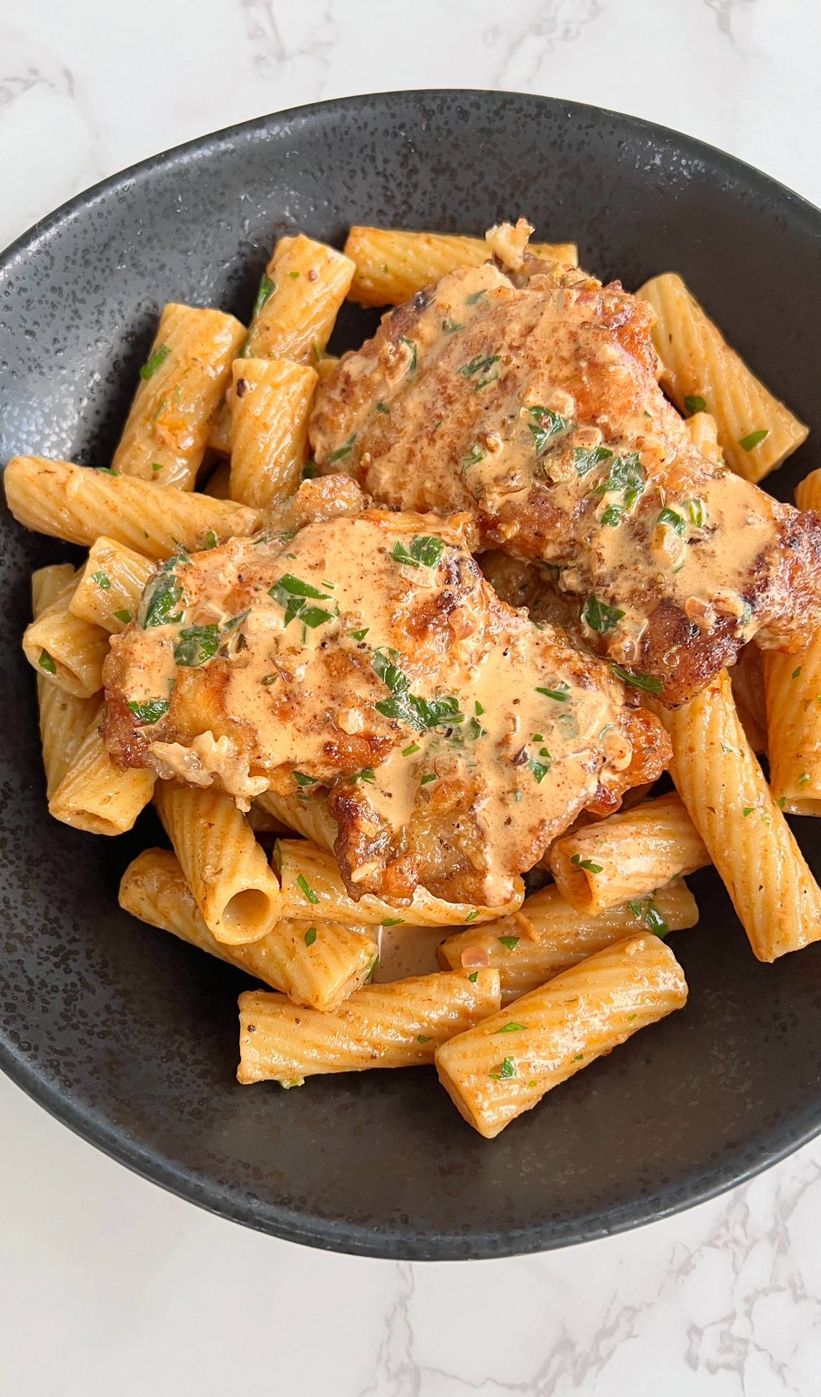 Creamy Cajun chicken Pasta
