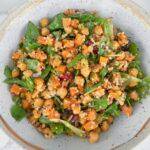 Oven Roasted Sweet Potato & Chickpea Salad