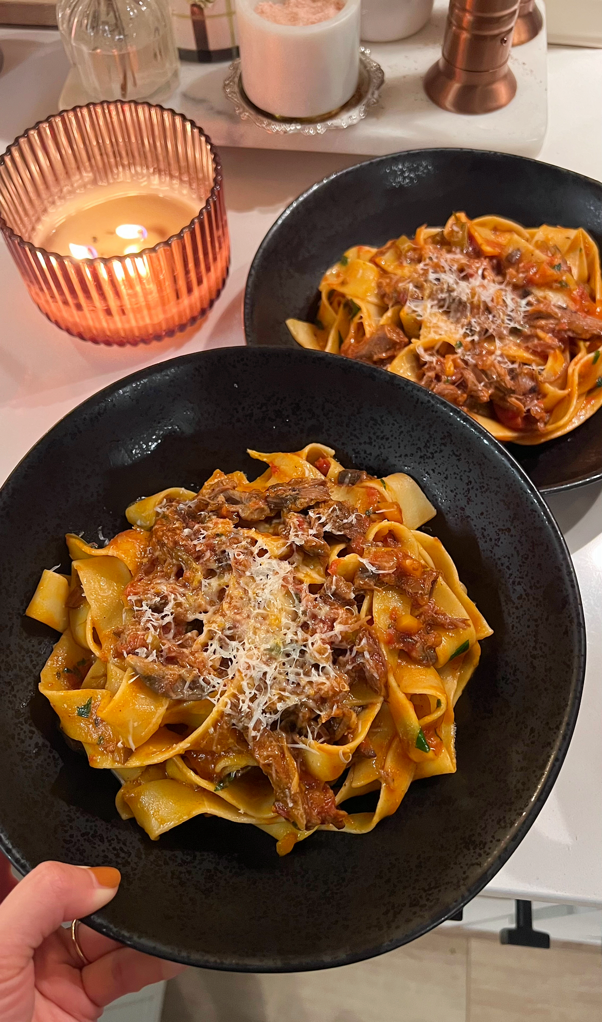 Braised Short Rib and Mushroom Ragu