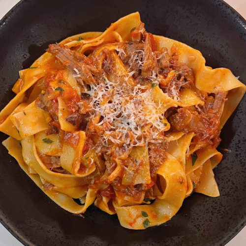 Braised Short Rib and Mushroom Ragu