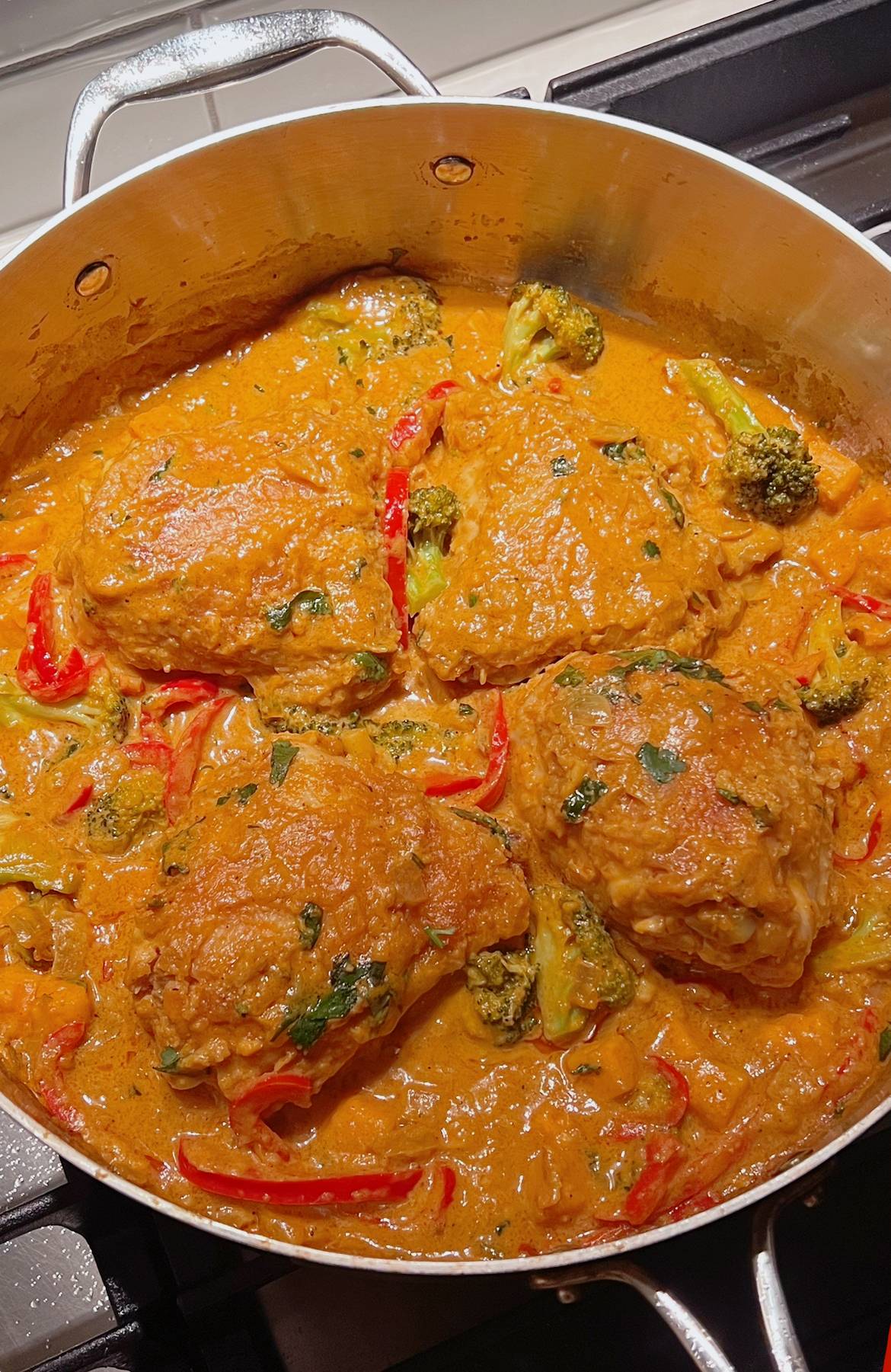 One-Pot Curry Chicken with Sweet Potato