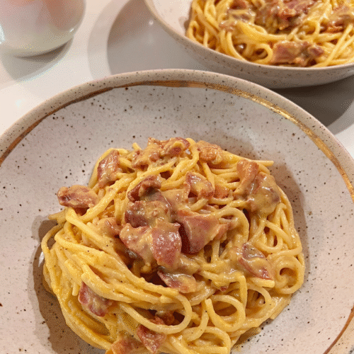 Easy Pumpkin Carbonara