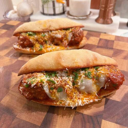 Meatball Sub with Homemade Meatballs