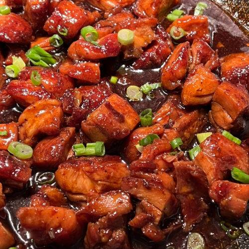 Sriracha Maple Bourbon Chicken