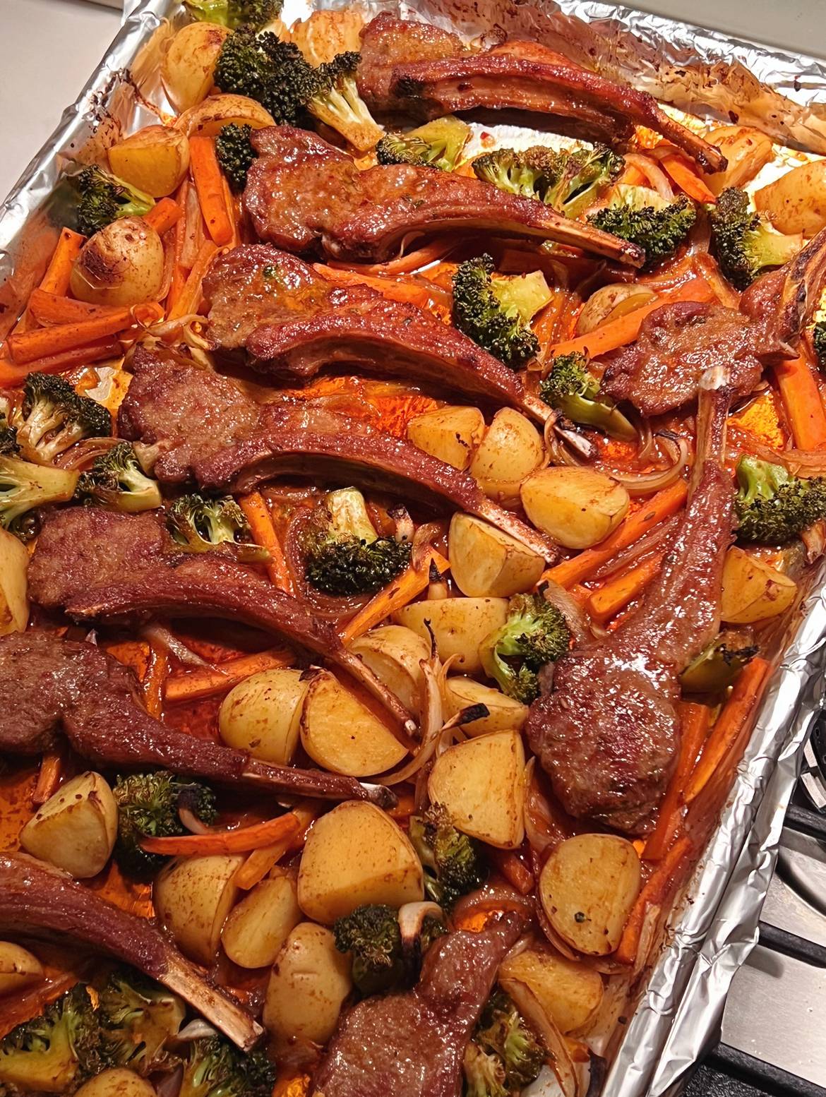 One-Pan Lamb Chops with Cumin Soy Glaze