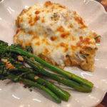 Chicken and Mashed Potato Casserole with Creamy Leeks and Mushrooms