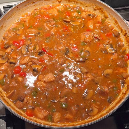 Smothered Chicken and Mushroom