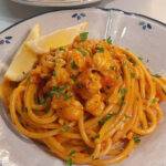 Lemon Harissa Lobster Bucatini with Fennel