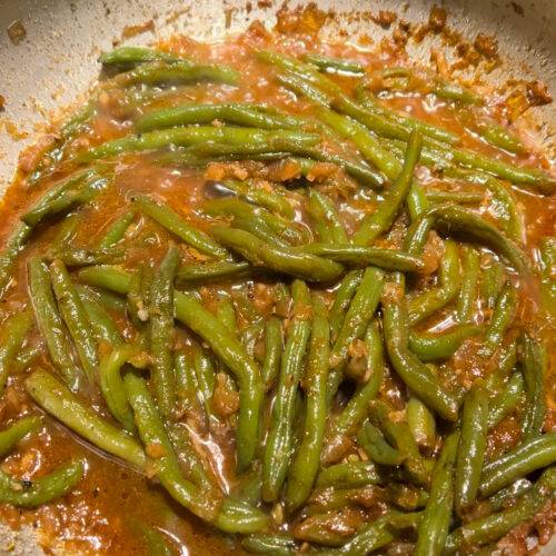 The Best Braised Green Beans