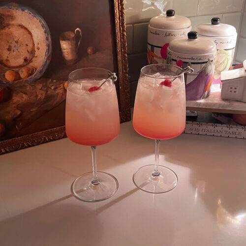 Raspberry Lychee Spritz