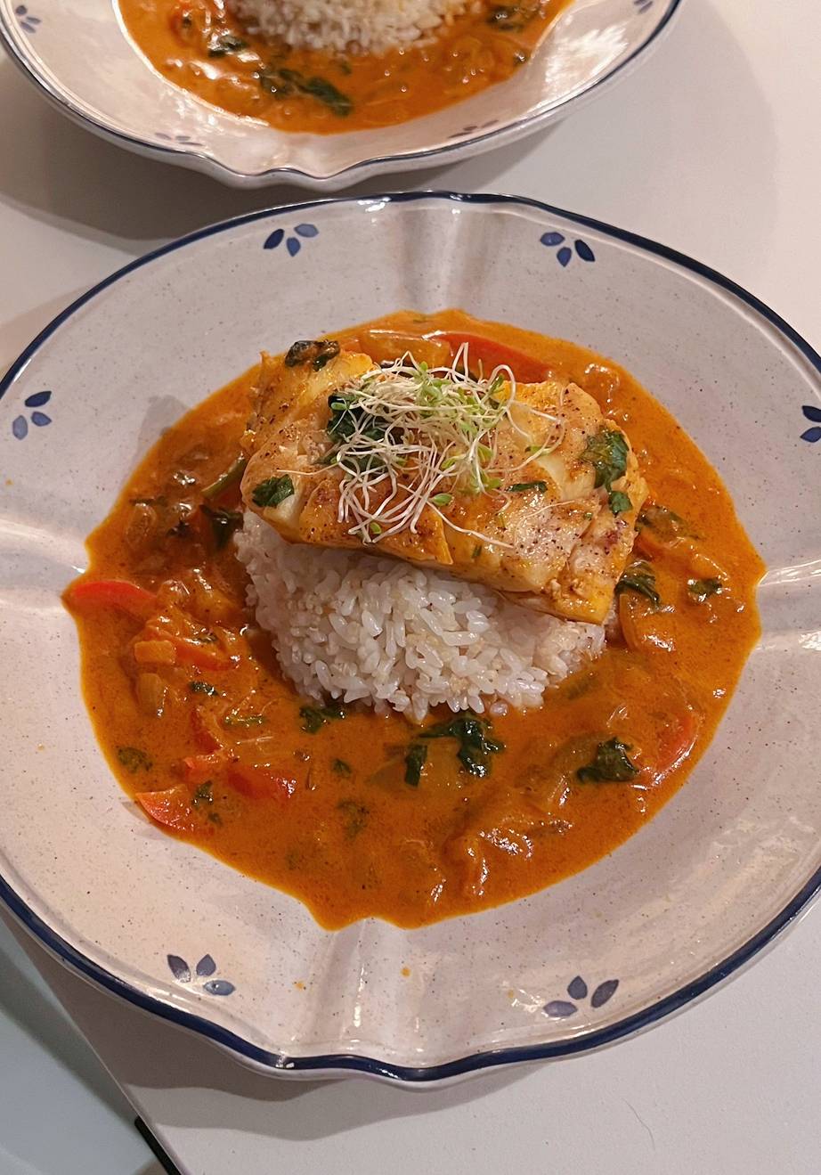 Thai Red Curry Cod